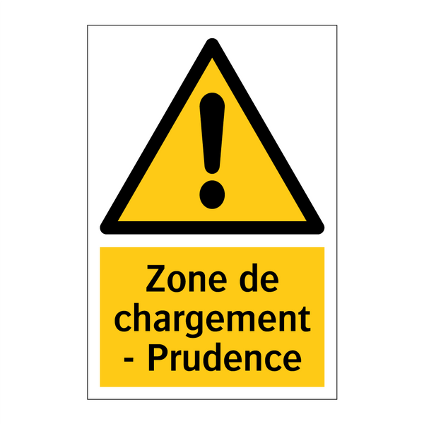 Zone de chargement - Prudence