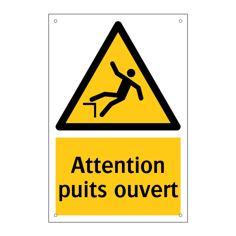 Attention puits ouvert