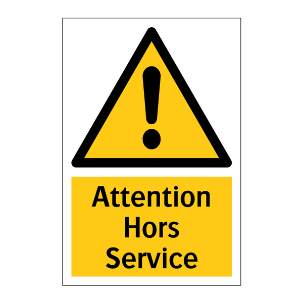 Attention Hors Service