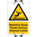 Attention Route Privée Service Hivernal Limité