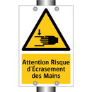 Attention Risque d'Écrasement des Mains