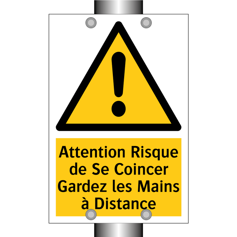 Attention Risque de Se Coincer Gardez les Mains à Distance