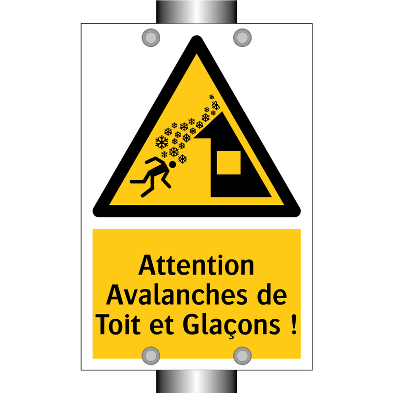 Attention Avalanches de Toit et Glaçons !