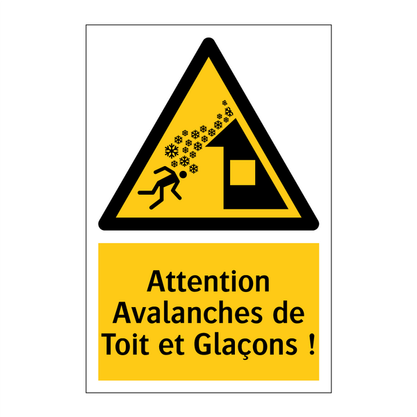 Attention Avalanches de Toit et Glaçons !