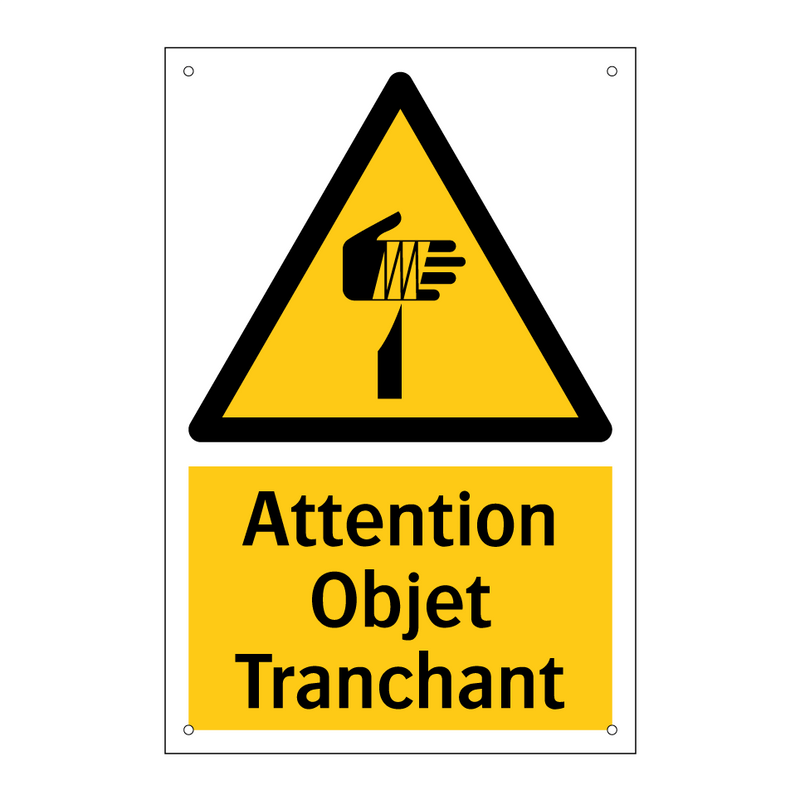 Attention Objet Tranchant