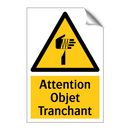 Attention Objet Tranchant