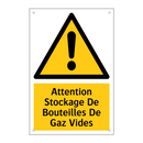 Attention Stockage De Bouteilles De Gaz Vides