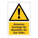 Attention Stockage De Bouteilles De Gaz Vides