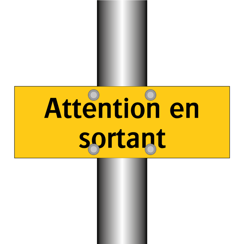 Attention en sortant