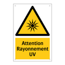 Attention Rayonnement UV