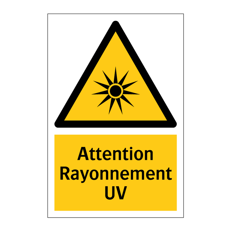 Attention Rayonnement UV