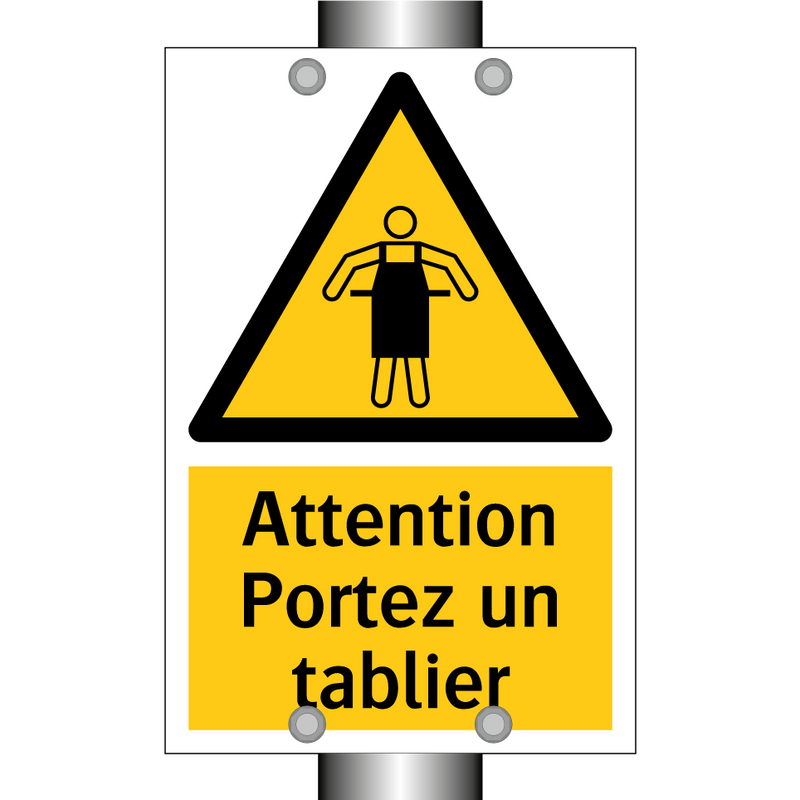 Attention Portez un tablier