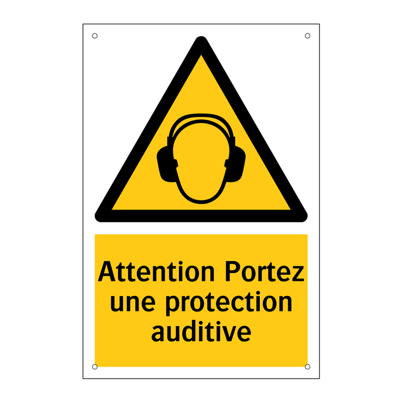 Attention Portez une protection auditive