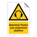 Attention Portez une protection auditive