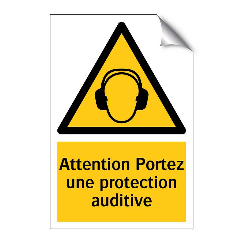 Attention Portez une protection auditive