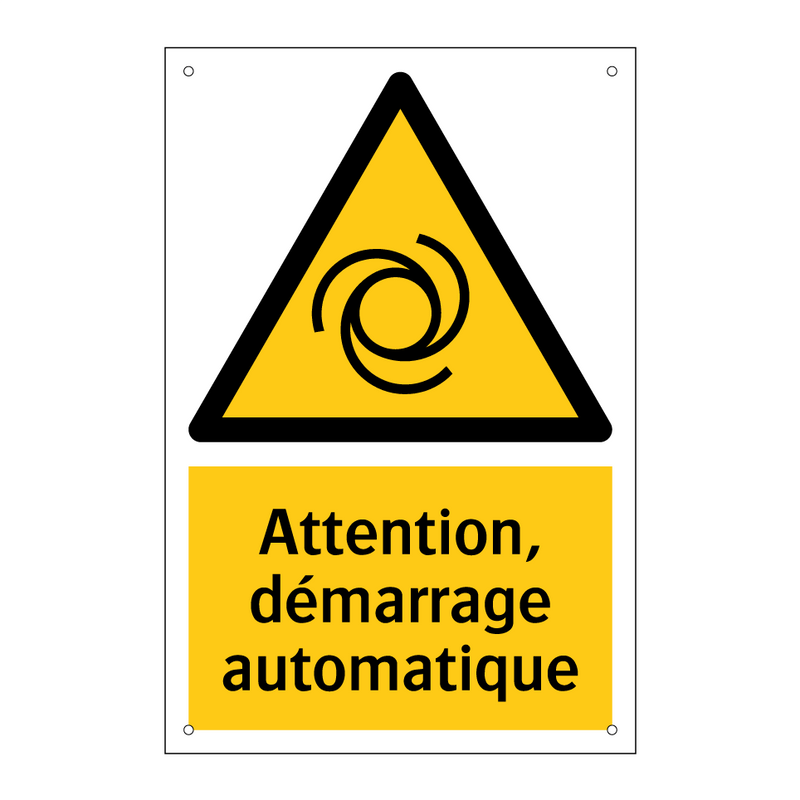 Attention, démarrage automatique
