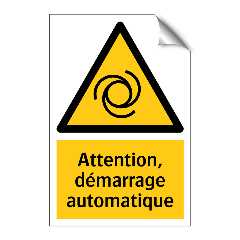 Attention, démarrage automatique