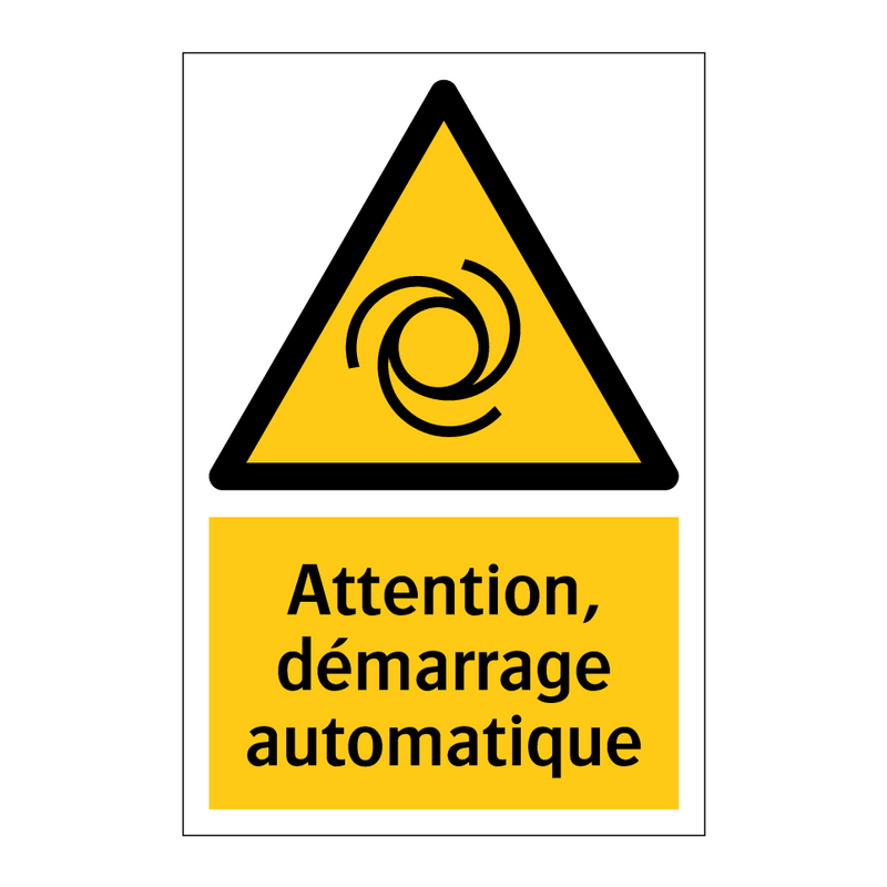 Attention, démarrage automatique