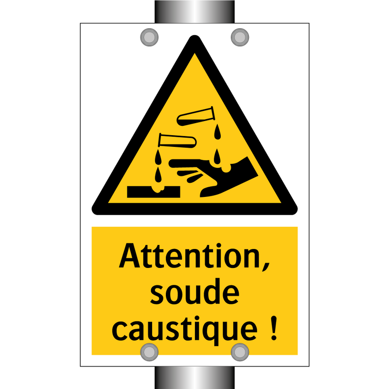 Attention, soude caustique !