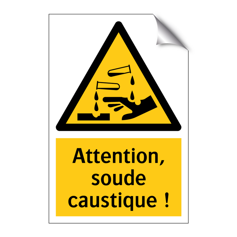 Attention, soude caustique !