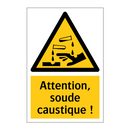 Attention, soude caustique !