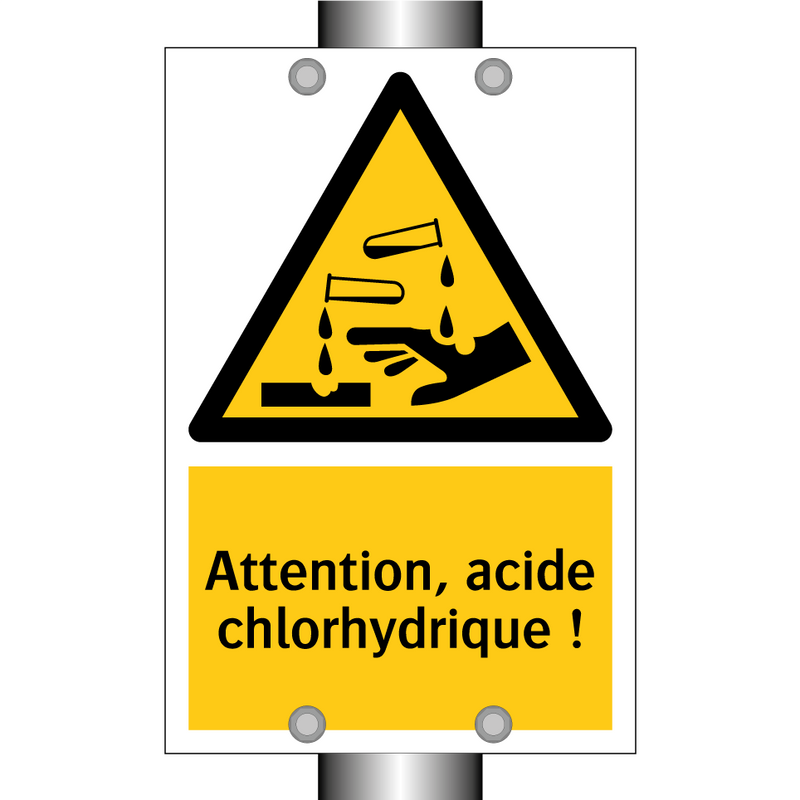 Attention, acide chlorhydrique !