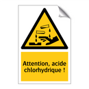 Attention, acide chlorhydrique !