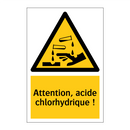 Attention, acide chlorhydrique !