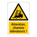 Attention, chariots élévateurs !