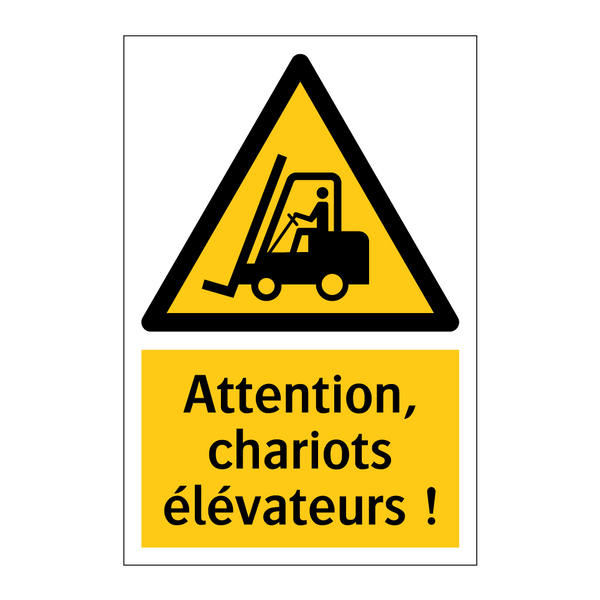 Attention, chariots élévateurs !