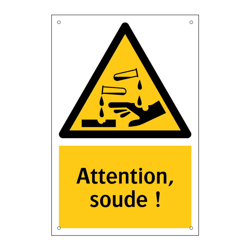 Attention, soude !