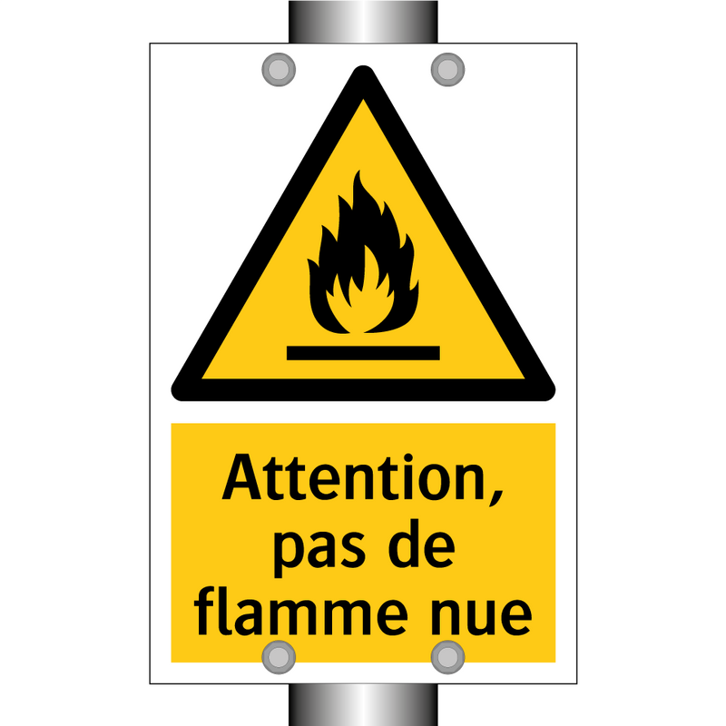 Attention, pas de flamme nue