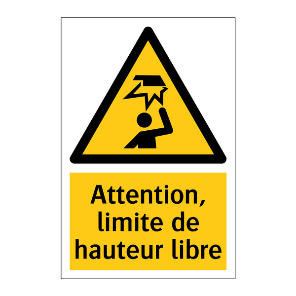 Attention, limite de hauteur libre