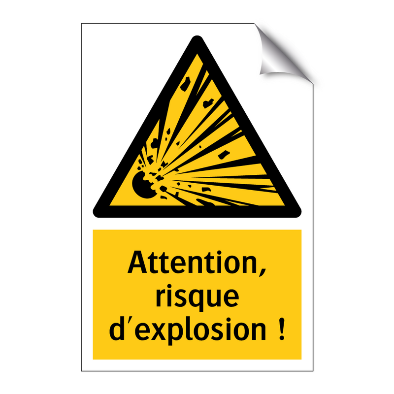 Attention, risque d'explosion !