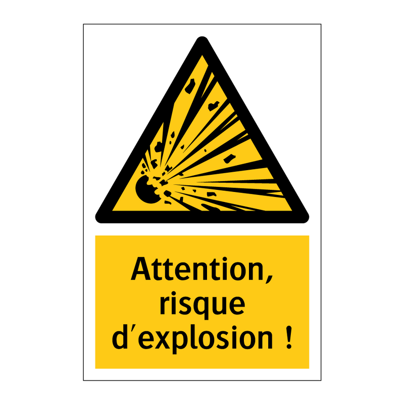 Attention, risque d'explosion !
