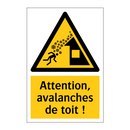 Attention, avalanches de toit !