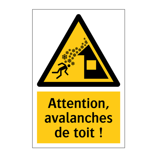 Attention, avalanches de toit !