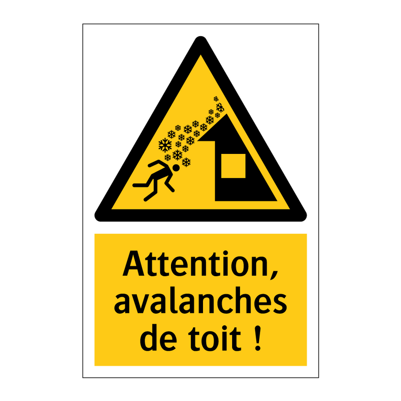 Attention, avalanches de toit !