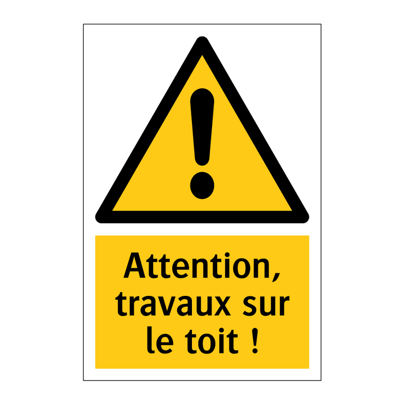 Attention, travaux sur le toit !