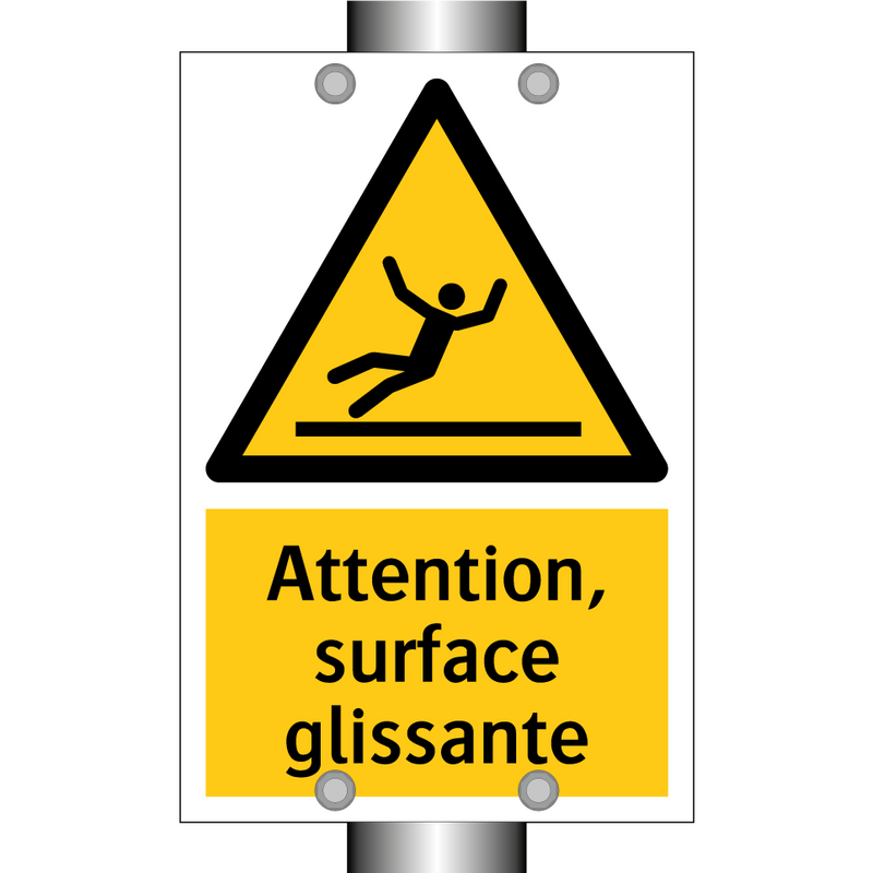 Attention, surface glissante