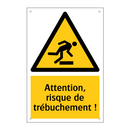 Attention, risque de trébuchement !