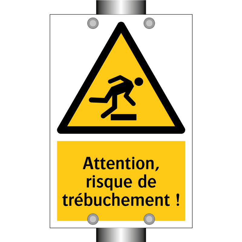 Attention, risque de trébuchement !