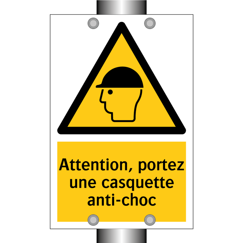 Attention, portez une casquette anti-choc