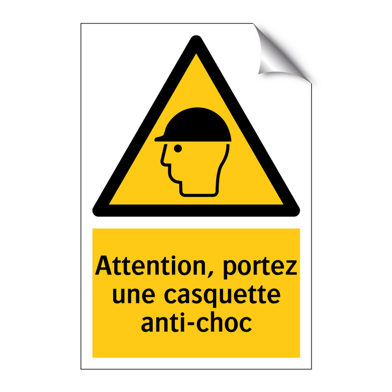 Attention, portez une casquette anti-choc
