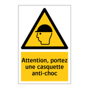 Attention, portez une casquette anti-choc