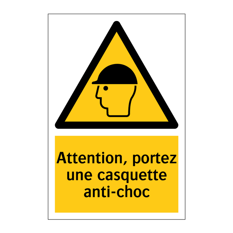 Attention, portez une casquette anti-choc