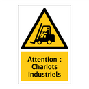 Attention : Chariots industriels
