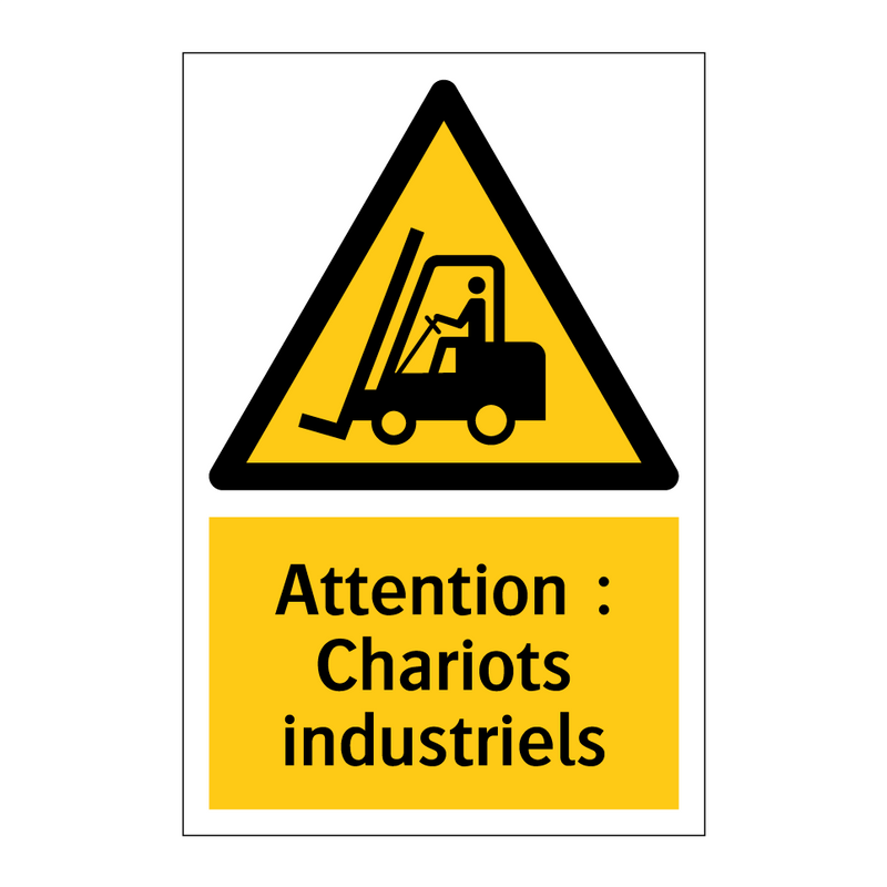 Attention : Chariots industriels