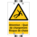 Attention : Quai de chargement Risque de chute