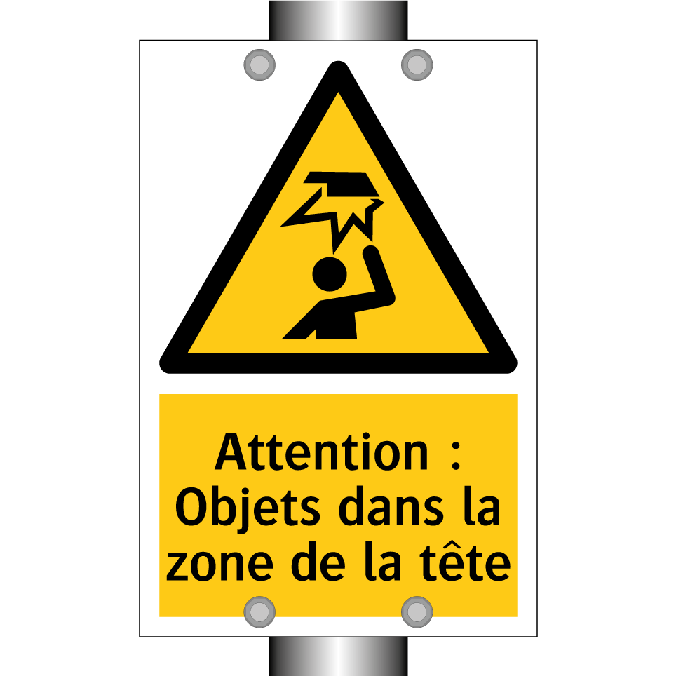 Attention : Objets dans la zone de la tête